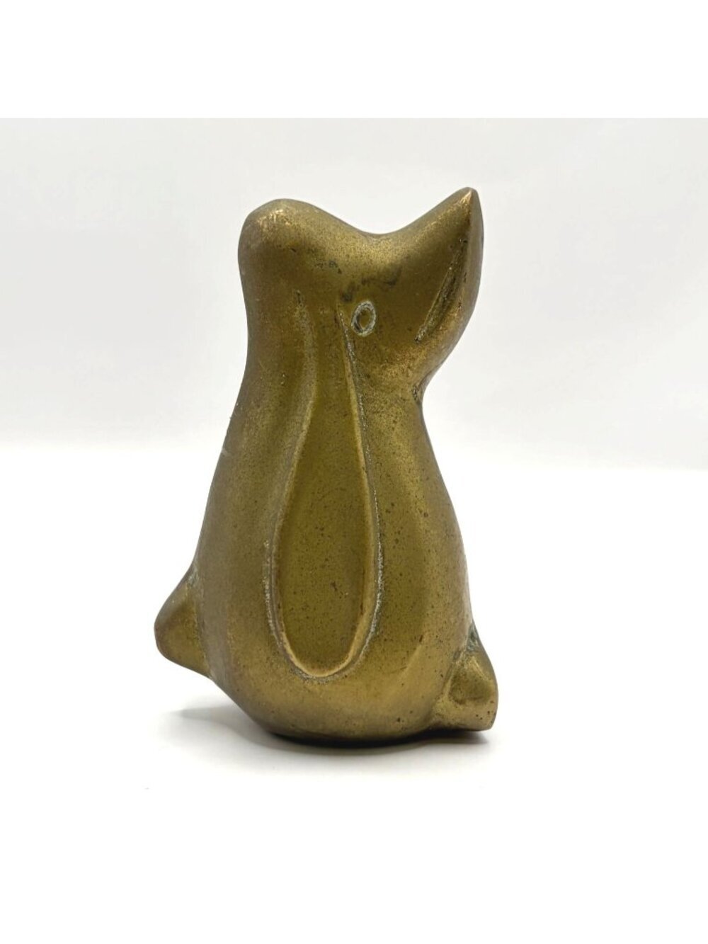 Leonard Silver Mfg. Co. Solid Brass Hound Dog Figurine